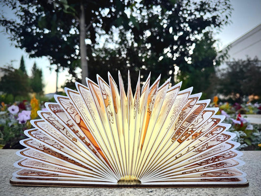Book of Mormon Story Lantern Table Lamp LED